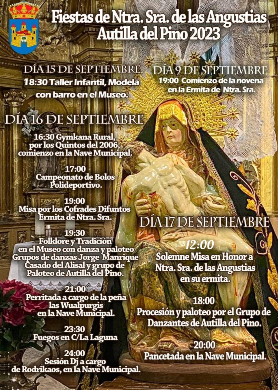 Fiestas de Nuestra Señora de las Angustias 2023 Autilla del Pino